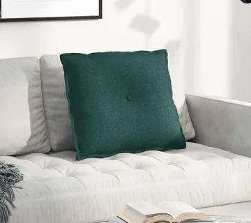 vidaXL Jastuk za leđa Tamnozelena 60 x 19 x 50 cm tkanina - Venlo