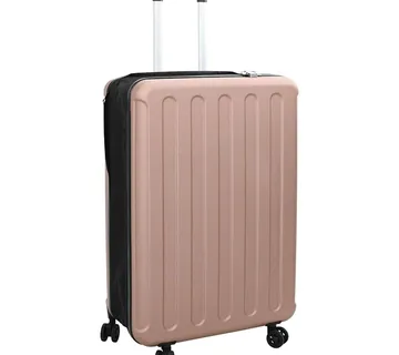 vidaXL Kofer ružičasto zlatna 50 x 30 x 76 cm ABS plastika - Venlo