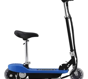 vidaXL Električni romobil sa sjedalom 120 W plavi - Venlo
