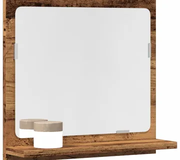 vidaXL Kupaonski ormarić s ogledalom staro drvo 40x11x37 cm - Venlo