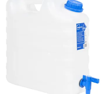 vidaXL Spremnik za vodu sa slavinom prozirni 15 L plastični - Venlo