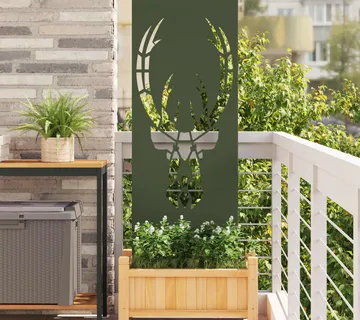vidaXL Privatnost u vrtu Maslinovo zelena 50 x 140 cm - Venlo