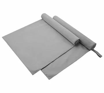 vidaXL Sportski Ručnici 2 kom. Tamno siva 90 x 180 cm - Venlo