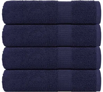 vidaXL Ručnici za ruke FROGN 4 kom. tamnoplavi 50x100 cm 360 g/m² - Venlo
