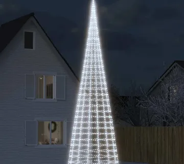 vidaXL LED božićno drvce 3000 LED hladno bijelo 800cm - Venlo