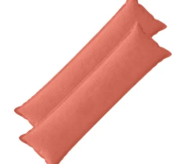 vidaXL Presvlaka za jastuk 2 kom. HOUTEN Crvena narančasta 40 x 145 cm - Venlo