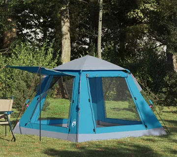 vidaXL 3-osobni Plava 185T Polyester - Venlo