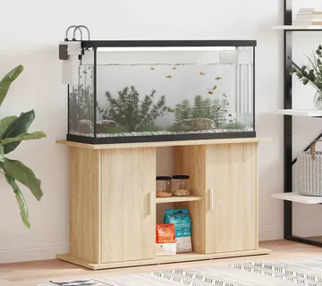 vidaXL Stalak za akvarij Sonoma hrast 101x41x58 cm Konstruirano drvo - Venlo