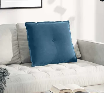 vidaXL Jastuk za leđa Plava 60 x 50 cm Kordura tekstil - Venlo