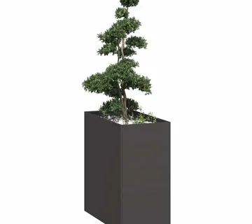vidaXL Sadilica crna 40x80x80 cm od čelika - Venlo