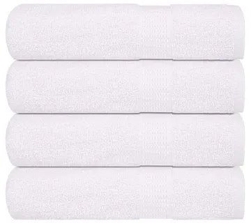 vidaXL Ručnici za kupanje FROGN 4 kom bijeli 100x150 cm 360 g/m² - Venlo