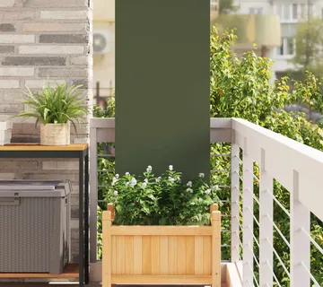 vidaXL Privatnost u vrtu Rezbarija Maslinovo zelena 50 x 140 cm - Venlo