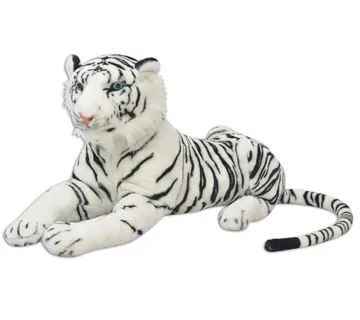 vidaXL Plišani tigar bijeli XXL - Venlo