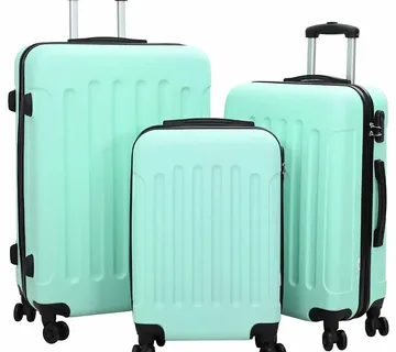 vidaXL Kofer 3 kom. Menta zelena 50 x 31 x 78 cm ABS plastika - Venlo