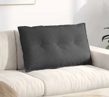 vidaXL Jastuk za leđa Tamnosiva 80 x 50 cm Kordura tekstil - Venlo