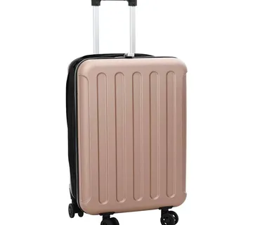 vidaXL Kofer ružičasto zlatna 34 x 23 x 55.5 cm ABS plastika - Venlo