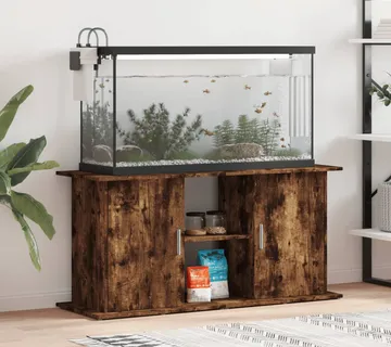 vidaXL Stalak za akvarij boja hrasta 121x41x58 cm konstruirano drvo - Venlo