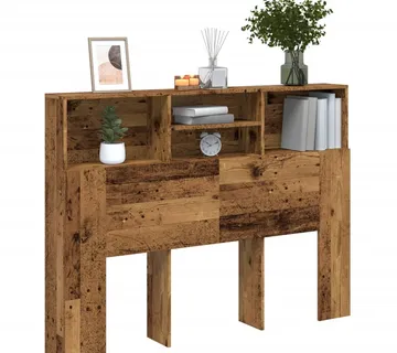 vidaXL Uzglavni ormarić staro drvo 140x19x103,5 cm - Venlo