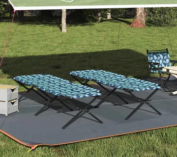 vidaXL Sklopivi kamperski krevet List 2 kom. Šuma 210 x 80 x 46 cm - Venlo