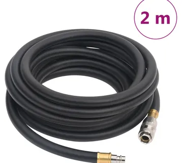 vidaXL Hibridno zračno crijevo crno 0,6 " 2 m od gume i PVC-a - Venlo