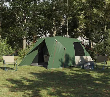 vidaXL Šator Dome za 4 osobe s krovom Zelena 455 x 252 x 178 cm - Venlo