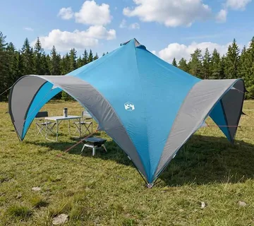 vidaXL Šator za zabave Plava 500 x 500 x 350 cm Poliester i čelik - Venlo