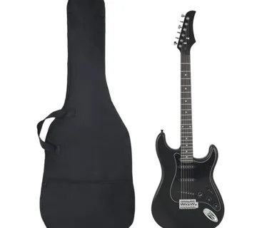 vidaXL Električna gitara za početnike s torbom crna 4/4 39 " - Venlo
