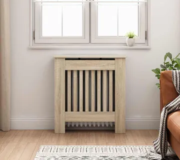 vidaXL Pokrov za radijator konstruirano drvo 78 cm - Venlo