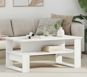 vidaXL Kava Stol Bijelo 90 x 50 x 40 cm Konstruirano drvo - Venlo
