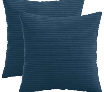 vidaXL Presvlaka za jastuk 2 pcs HEERLEN Mornarsko plava 30 x 30 cm - Venlo