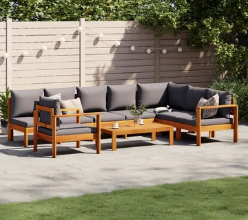 vidaXL 6-dijelna set vrtnih sofa s jastucima masivno bagremovo drvo - Venlo