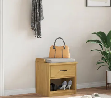 vidaXL Klupa za predsoblje SANDNES 45x40x50 cm od masivne borovine - Venlo