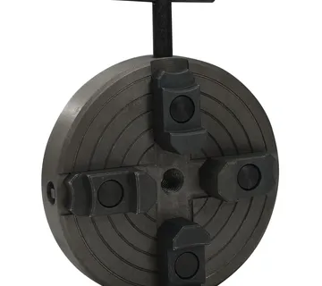 vidaXL Stezna glava za drvo 4 čeljusti spoj M18 čelična crna 150x63 mm - Venlo