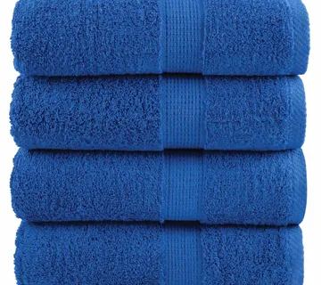 vidaXL Premium ručnici za pranje SOLUND 4 kom. plave 30x30 cm 600 g/m² - Venlo