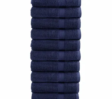 vidaXL Ručnici za ruke SOLUND 10 kom modri 50 x 100 cm 600 gsm - Venlo