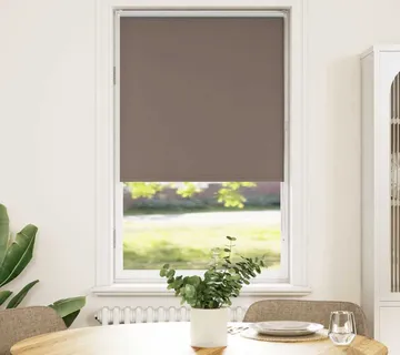 vidaXL Rolo zavjesa Blackout Coffee 85x130 cm Širina tkanine 80,7 cm - Venlo