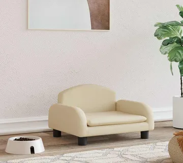 vidaXL Krevet za pse krem 50x40x30 cm od tkanine - Venlo