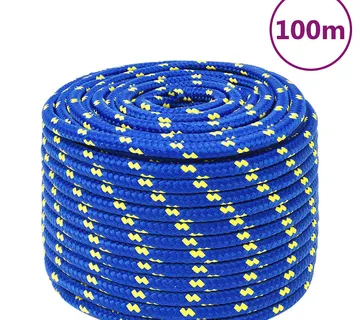 vidaXL Brodski konop plavi 14 mm 100 m od polipropilena - Venlo