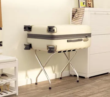 vidaXL Stalak za prtljagu crno-srebrni 56 x 40 x 49 cm - Venlo