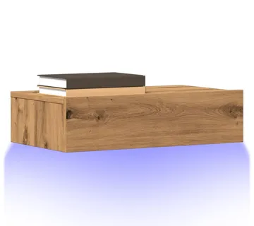 vidaXL 2-dijelni set TV ormarića s LED svjetlima Artisan hrast - Venlo