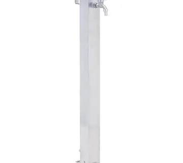 vidaXL Vrtni stup za vodu 60 cm od nehrđajućeg čelika četvrtasti - Venlo