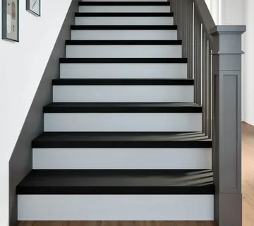 vidaXL Gazišta stepenice 20 kom smeđe-crni 100x30x2 cm masivna hrast - Venlo