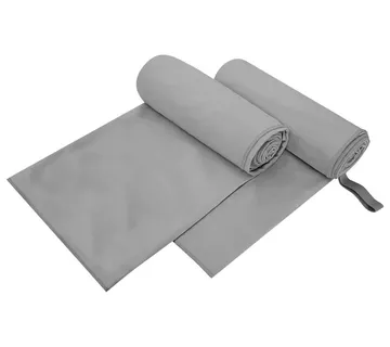 vidaXL Sportski Ručnici 2 kom. Tamno siva 200 x 100 cm - Venlo