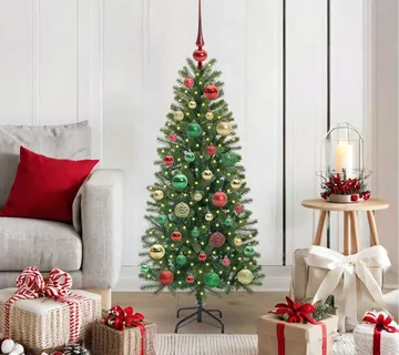 vidaXL Umjetno božićno drvce Zelena 120 cm PE i PVC - Venlo