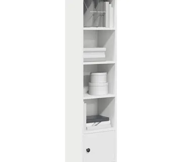 vidaXL Regal za knjige bijeli 31x24x127 cm od konstruiranog drva - Venlo