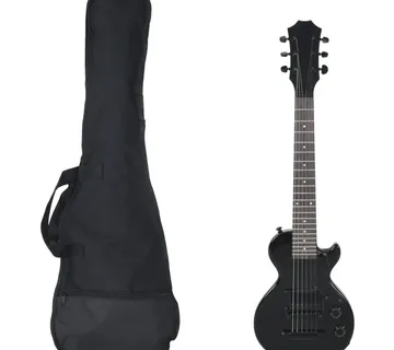 vidaXL Električna gitara za djecu s torbom crna 3/4 30 " - Venlo