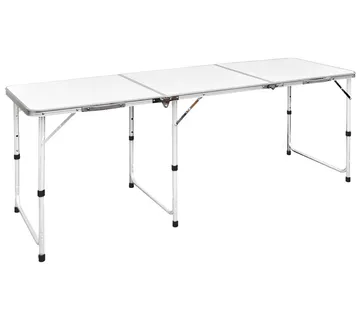 vidaXL Sklopivi stol za kampiranje prilagodive visine aluminijski - Venlo