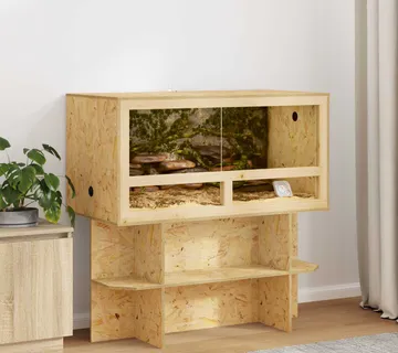 vidaXL Terarij Smeđa 100 x 50 x 50 cm OSB - Venlo
