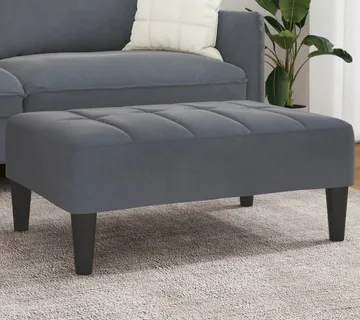 vidaXL Tabure tamnosivi 77x55x31 cm baršunasti - Venlo