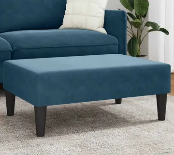vidaXL Tabure plavi 77x55x31 cm baršunasti - Venlo